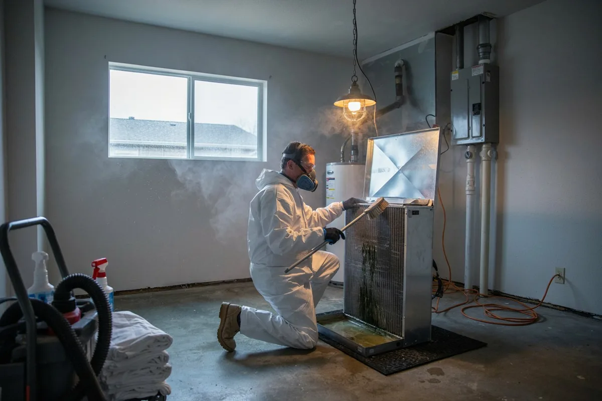 HVAC and duct mold remediation in Metairie, LA